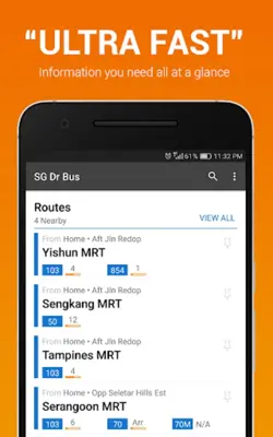 SG Dr Bus SG Bus Daily Route android App screenshot 3